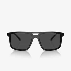 Prada Mens Women’s OPR A22S Black Frame Sunglasses Grey Lens